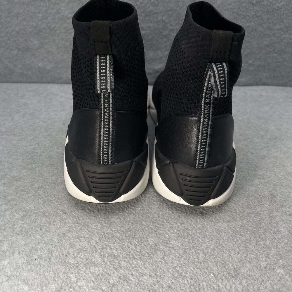 Mark Nason Women's A-Line Daze Size 8.5 Black Knit High Top Slip On Sneakers - Picture 4 of 9